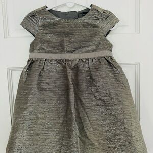 GAP Metallic Silver Kids Dress